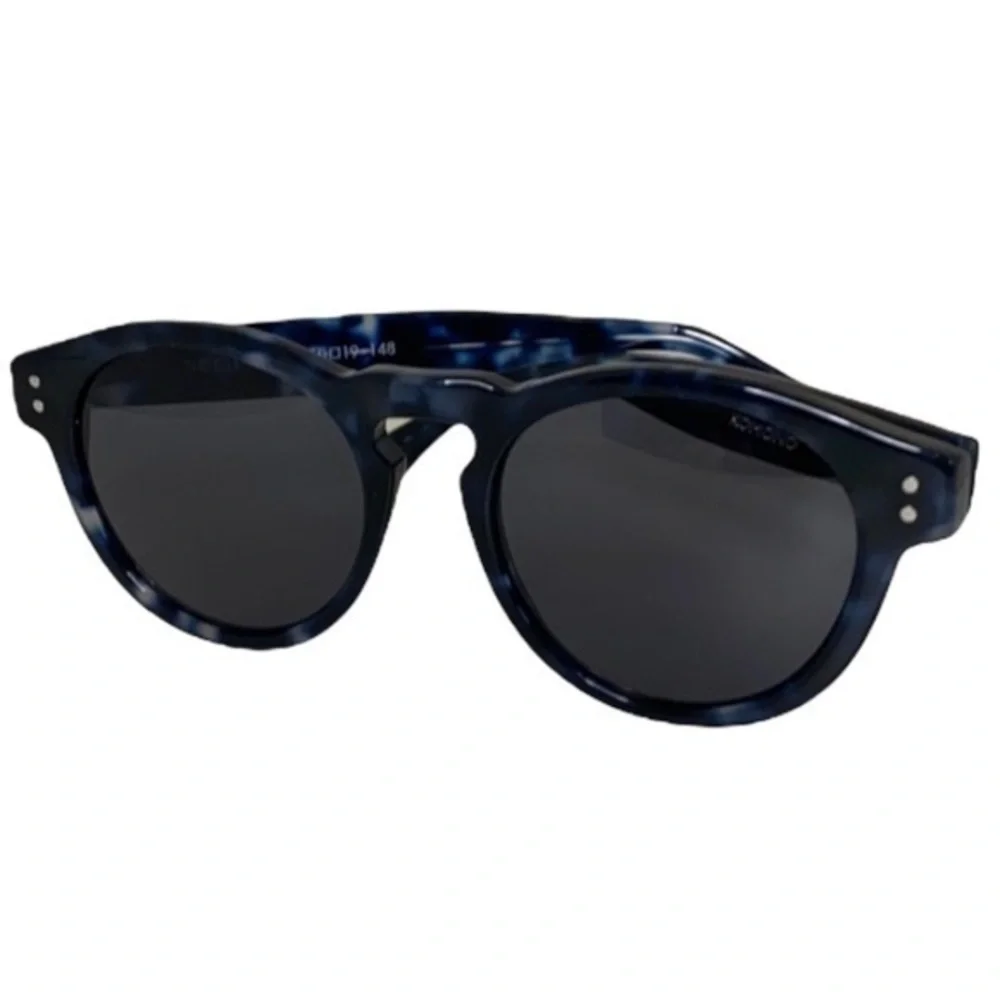 Komono Clement Indigo Demi Sunglasses NEW NWT round blue
